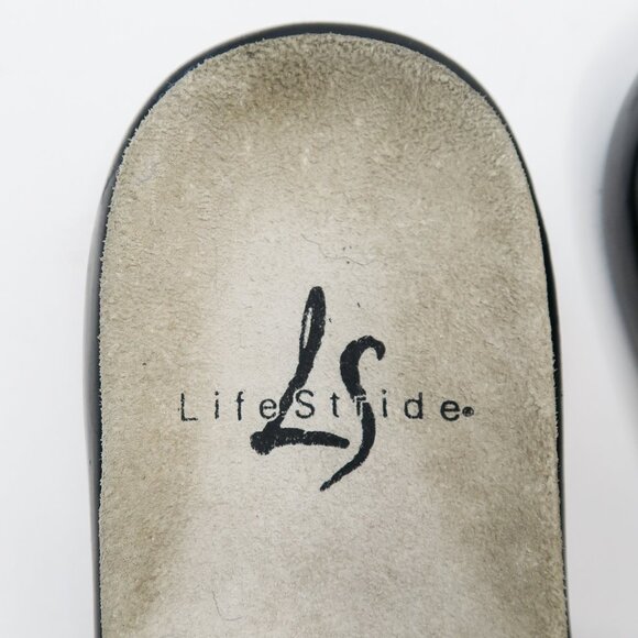 Vintage 90s LifeStride White Woven Wedge Sandals - Picture 8 of 10